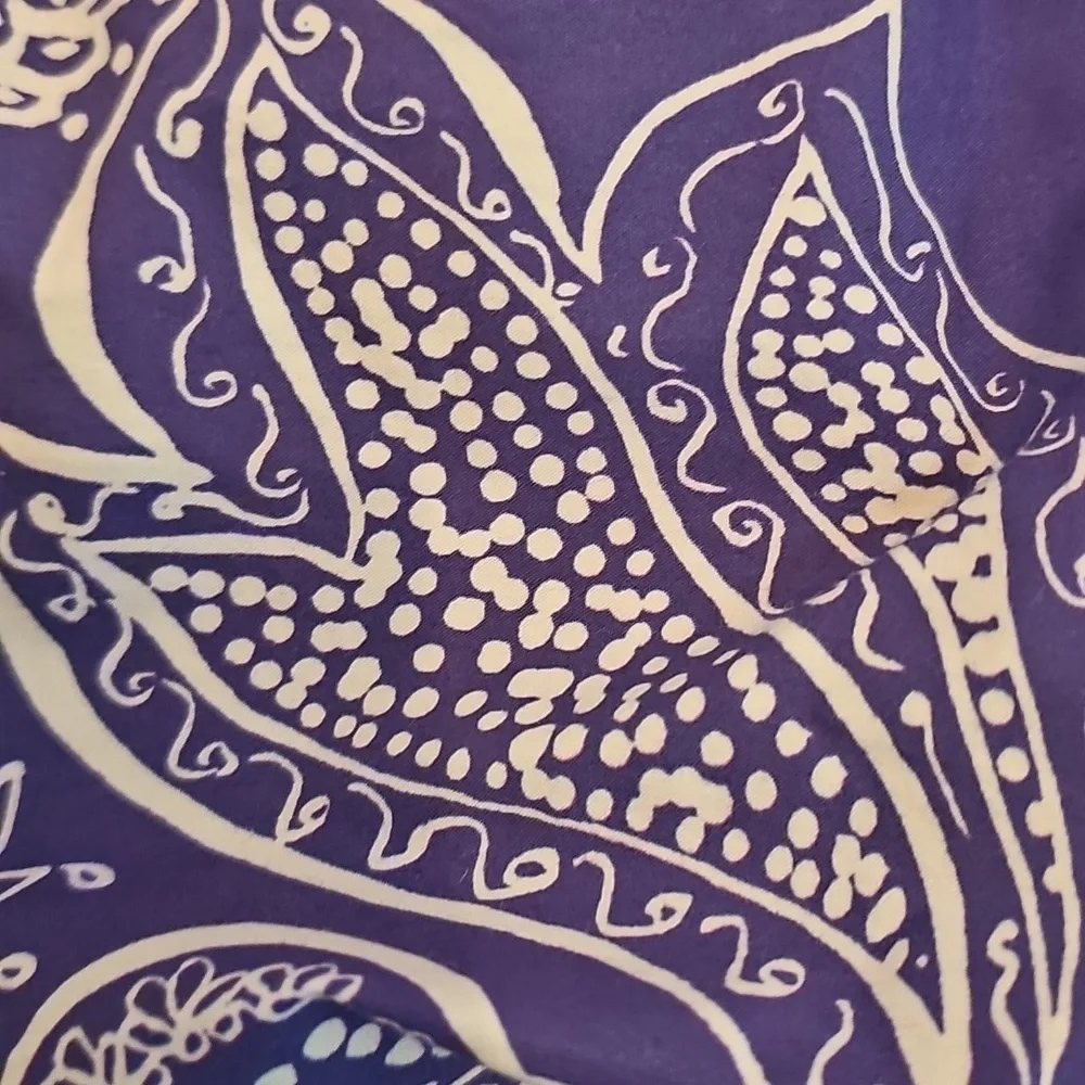 Mara Hoffman Organic Cotton Sarong In Purple Paisley Multi NWT